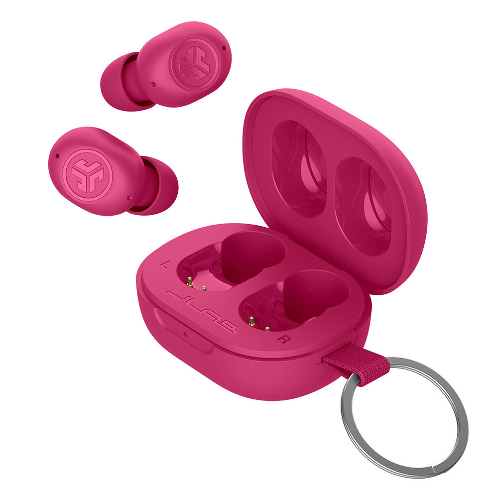 JLab JBuds Mini Earbuds Magenta Pink 