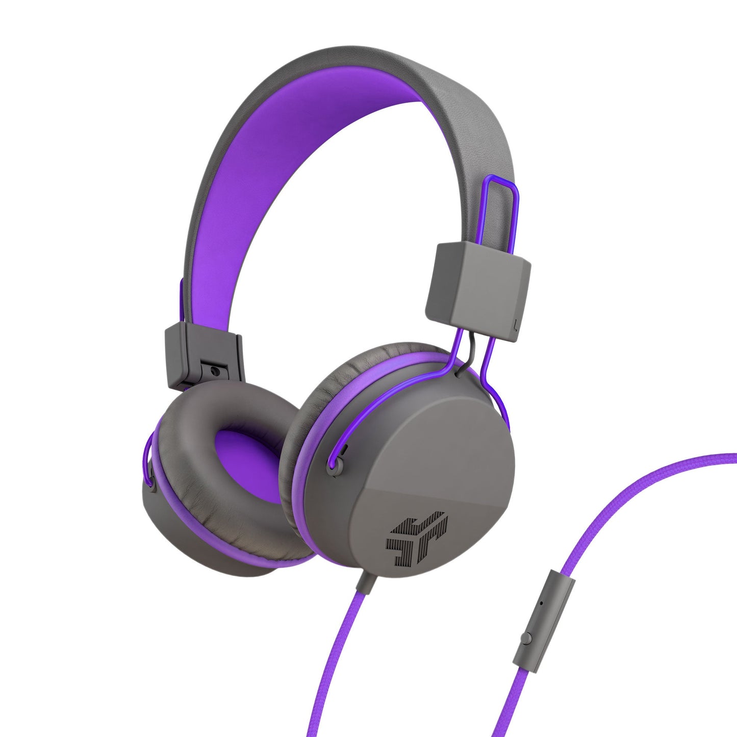 JBuddies Studio On-Ear Kids Headphones Graphite / Violet