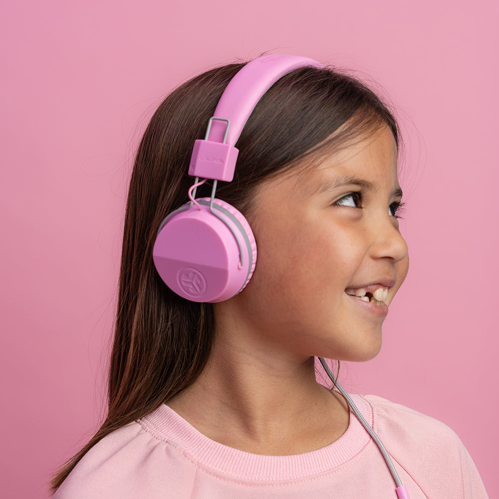 JBuddies Studio On-Ear Kids Headphones Pink 